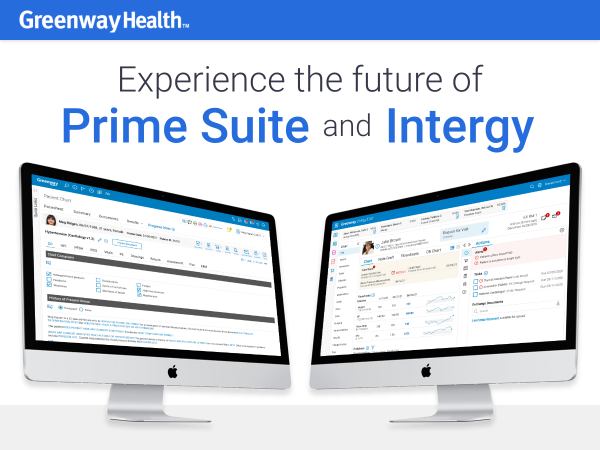 Greenway Health Transforming EHR Platforms Intergy And Prime Suite To 